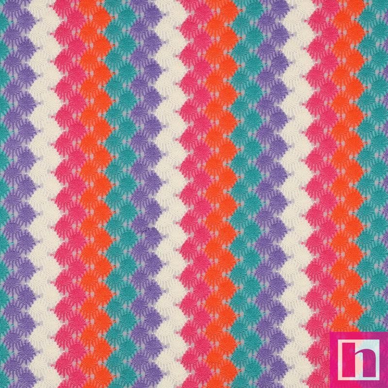 P94-3589-001 PUNTO DE CROCHET BELLARINA (01) 150 CM. 170 GR/M2. POLIESTER 100% MULTICOLOR Venta en piezas de 6.00 M