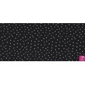 P94-4671-001 DOBLE GASA ESTAMPADA CORALIE (12) 135 CM. 125 GR/M2. ALGODON 100% NEGRO Venta en piezas de 6.00 M