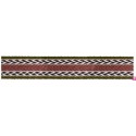 125617-25-06 TAPACOSTURAS FANTASIA ALIOU 25 MM. POLIESTER 100% MUSGO/MARRON Venta en piezas de 15.00 M