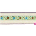 125619-60-03 TAPACOSTURAS FANTASIA KESIA 60 MM. POLIESTER 100% CREMA Venta en piezas de 15.00 M