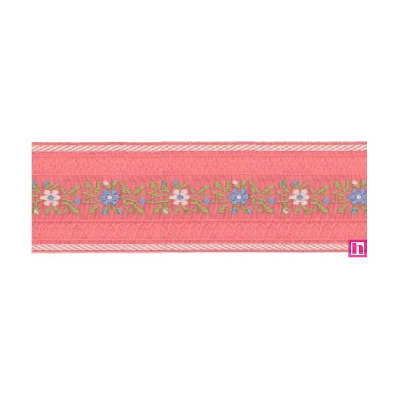 125619-60-06 TAPACOSTURAS FANTASIA KESIA 60 MM. POLIESTER 100% ROSA Venta en piezas de 15.00 M