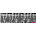 126952-001 VOLANTE TUL FRUNCIDO DOTIA 60 MM. POLIESTER 100% BLANCO Venta en piezas de 10.00 M