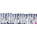 126952-020 VOLANTE TUL FRUNCIDO DOTIA 60 MM. POLIESTER 100% MARINO Venta en piezas de 10.00 M