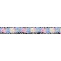 129826-16 GALON FANTASIA LEELA 20 MM. POLIAMIDA+ALGODON+METALIC AZUL Venta en piezas de 20.00 M