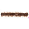 129826-43 GALON FANTASIA LEELA 20 MM. POLIAMIDA+ALGODON+METALIC MARRON Venta en piezas de 20.00 M