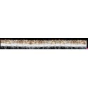 129827-0025 GALON FANTASIA KIKEY 12 MM. POLIAMIDA+ALGODON+METALLIC BLANCO/MARRON Venta en piezas de 20.00 M