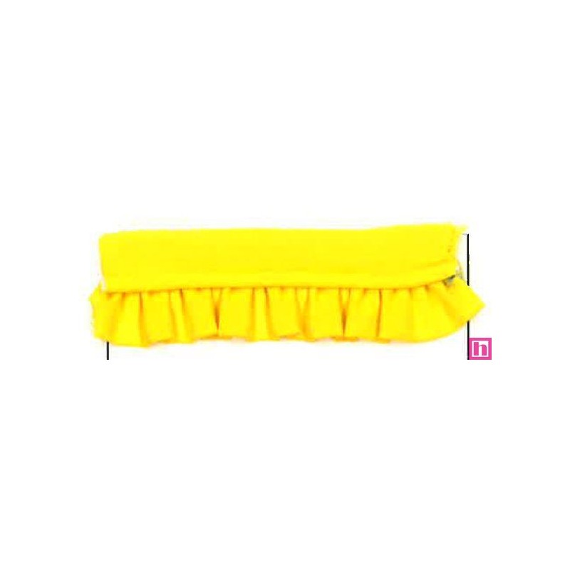 64262 VIVO FRUNCIDO CAMELIA POLIESTER 50%-ALGODON 50% AMARILLO Venta en piezas de 25.00 M