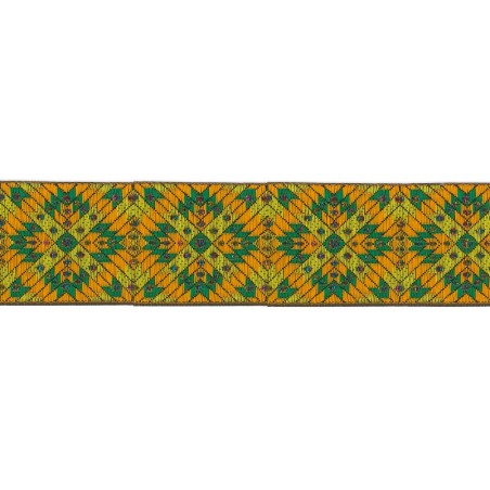 655332-100-8 UIARA TAPACOSTURAS FANTASIA 100 MM ACRILICO 100% AMARILLO/VERDE Venta en piezas de 7.00 M