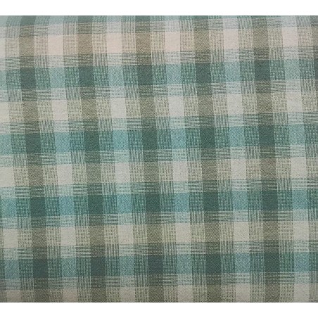 66302 TRAMADO JAPONES KATSU (08) 110 CM. ALGODON 100% GRIS/CELESTE Venta en piezas de 4.50 M