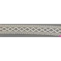 67297 ENTREDOS BOLILLO MICHELE 22 MM. ALGODON 100% BLANCO Venta en piezas de 30.00 M