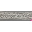 67301 ENTREDOS BOLILLO VICENZO 33 MM. ALGODON 100% BLANCO Venta en piezas de 30.00 M