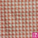 67607 VICHY SEERSUKER INDYA (04) 150 CM. 150 GR/M2. ALG.ORG. 60%-POL.REC. 40% MELOCOTON Venta en piezas de 7.00 M