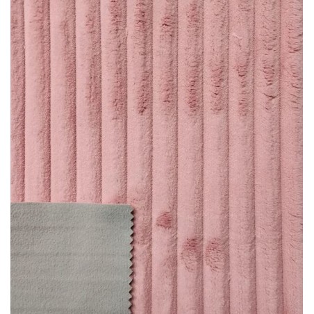 67687 PELO FORRADO HANNIBAL (03) 150 CM. 520 GR/M2 POLIESTER 100% ROSA Venta en piezas de 7.00 M
