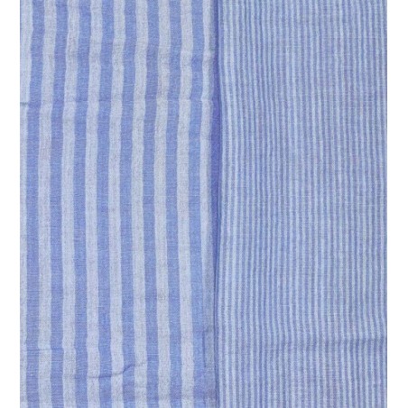 67975 DOBLE GASA TRAMADA HOLLIE (09) 125 CM. 125 GR/M2. ALGODON 100% AZUL Venta en piezas de 10.00 M