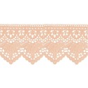 908245-55 PUNTILLA GUIPUR FANTASIA ABDIAS 88 MM. POLIESTER 100% ROSA Venta en piezas de 9.10 M