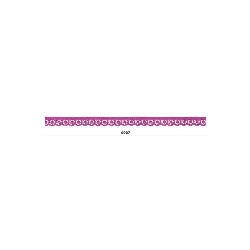 908246-07 REMATE GUIPUR FANTASIA LIORA 10 MM. POLIESTER 100% VIOLETA Venta en piezas de 18.20 M