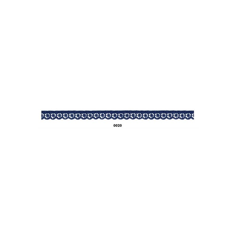 908246-20 REMATE GUIPUR FANTASIA LIORA 10 MM. POLIESTER 100% MARINO Venta en piezas de 18.20 M