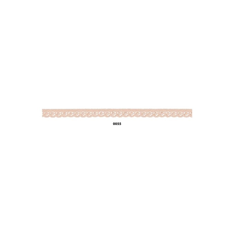 908246-55 REMATE GUIPUR FANTASIA LIORA 10 MM. POLIESTER 100% ROSA Venta en piezas de 18.20 M