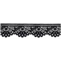 908248-02 PUNTILLA GUIPUR FANTASIA DEVA 42 MM. POLIESTER 100% NEGRO Venta en piezas de 9.10 M