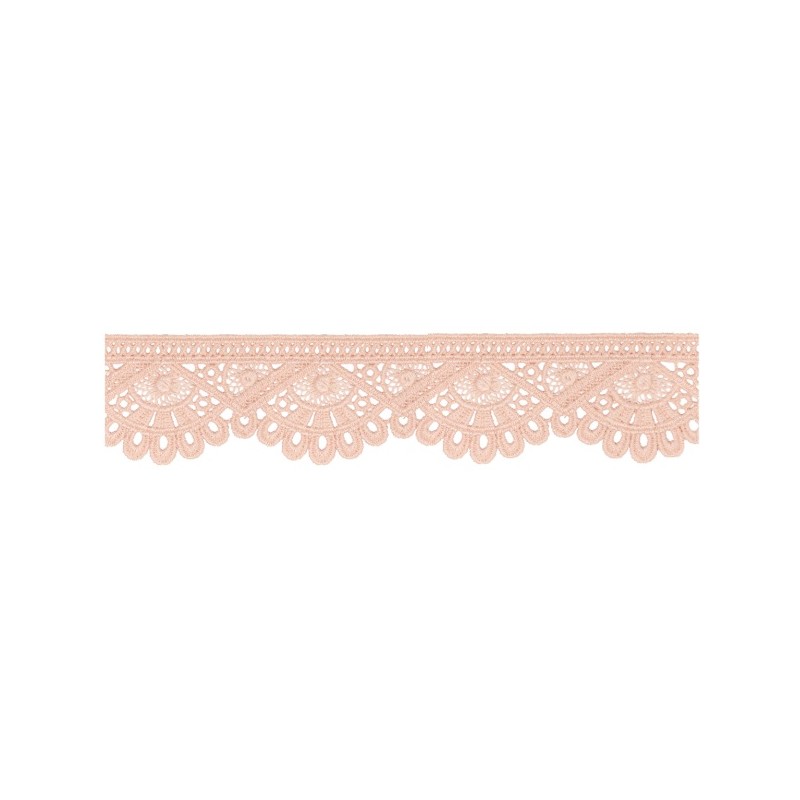 908248-55 PUNTILLA GUIPUR FANTASIA DEVA 42 MM. POLIESTER 100% ROSA Venta en piezas de 9.10 M