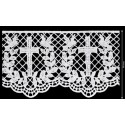 908260-0001 PUNTILLA GUIPUR CRESSIDA 95 MM. POLIESTER 100% BLANCO Venta en piezas de 9.10 M