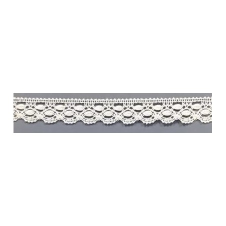 9324-000 PUNTILLA BOLILLO ENELDO 15 MM. ALGODON 100% BLANCO Venta en piezas de 25.00 M