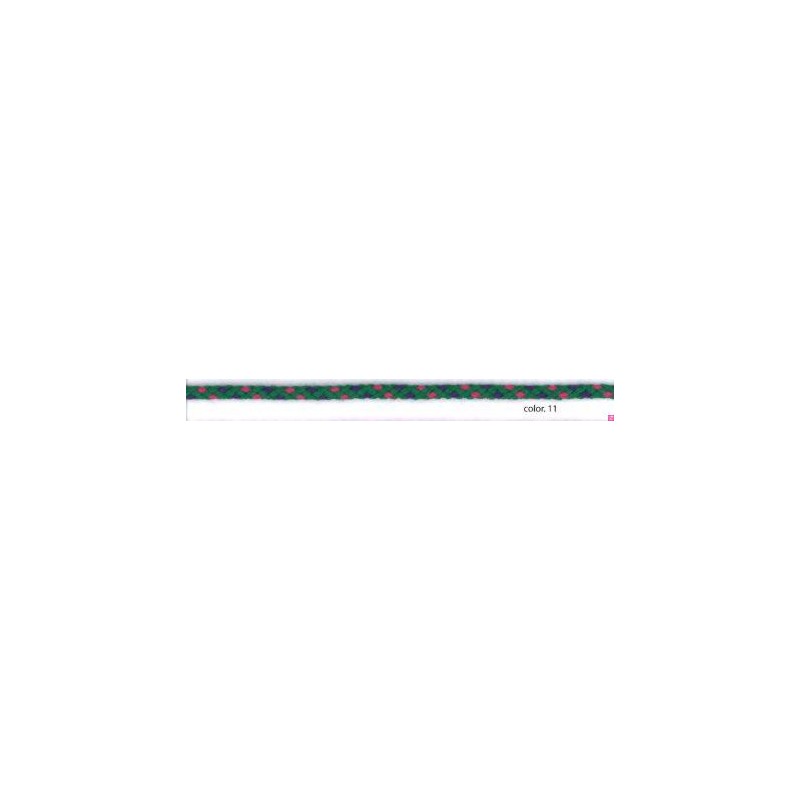 9596-11 CORDON FANTASIA LIMUN 5 MM. ALGODON 80%-POLIESTER 20% VERDE/MULTI Venta en piezas de 25.00 M