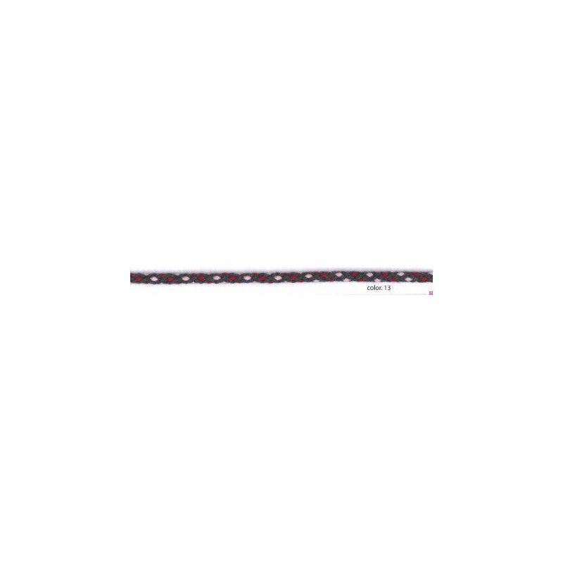 9596-13 CORDON FANTASIA LIMUN 5 MM. ALGODON 80%-POLIESTER 20% MARENGO/ROSA Venta en piezas de 25.00 M