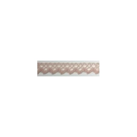 9625-900 PUNTILLA BOLILLO XAMIRA 15 MM. POLIESTER 100% NUDE Venta en piezas de 25.00 M