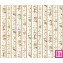 P121-MMEN6116MU PATCH. AMERICANO MINI MENAGERIE (01) 110 CM. ALGODON 100% CREMA/MULTI Venta en piezas de 7.00 M
