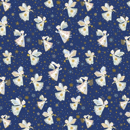 P121-TTRE6303DB PATCH. AMERICANO TURNOWSKY TREASURES (07) 110 CM. ALGODON 100% AZUL Venta en piezas de 7.00 M
