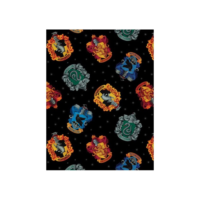P133-15213-12 PATCH. AMERICANO HARRY POTTER (07) 110 CM. ALGODON 100% NEGRO Venta en piezas de 6.80 M