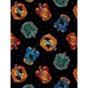 P133-15213-12 PATCH. AMERICANO HARRY POTTER (07) 110 CM. ALGODON 100% NEGRO Venta en piezas de 6.80 M