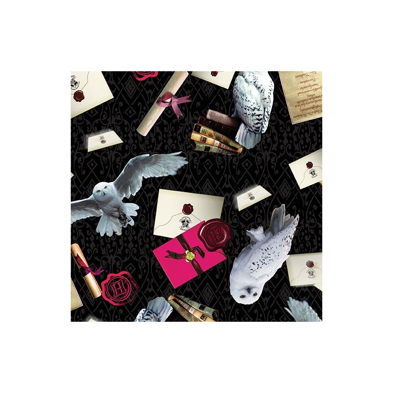 P133-15216-12 PATCH. AMERICANO HARRY POTTER (09) 110 CM. ALGODON 100% NEGRO Venta en piezas de 6.80 M