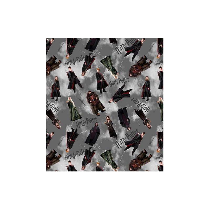 P133-15217-11 PATCH. AMERICANO HARRY POTTER (10) 110 CM. ALGODON 100% GRIS Venta en piezas de 6.80 M