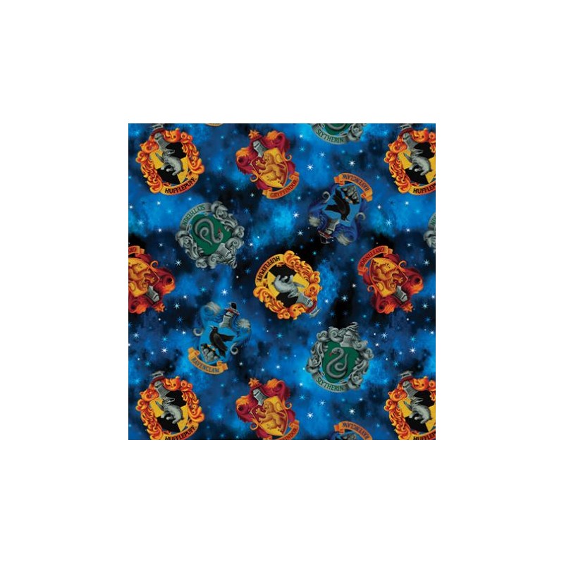 P133-15223-55 PATCH. AMERICANO HARRY POTTER (11) 110 CM. ALGODON 100% AZUL Venta en piezas de 6.80 M