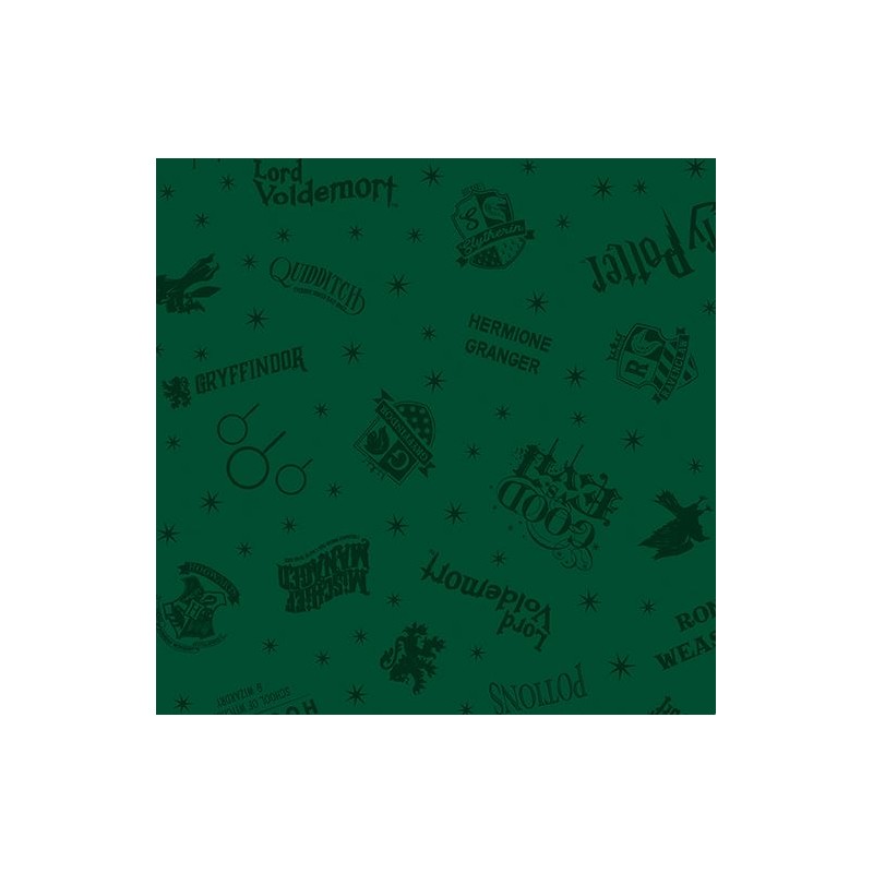 P133-15224-45 PATCH. AMERICANO HARRY POTTER 2ND ED. (11) 110 CM. ALGODON 100% VERDE Venta en piezas de 6.80 M