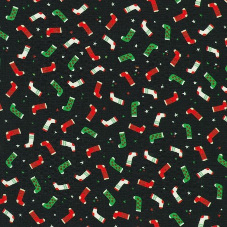 P135-SRKD-23908-2 PATCH. AMERICANO TINY TIDINGS (16) 110 CM. ALGODON 100% NEGRO Venta en piezas de 7.00 M