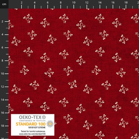 P137-4504-211 PATCH.AMERICANO EMI-YUKI (13) 110 CM. ALGODON 100% ROJO Venta en piezas de 6.00 M