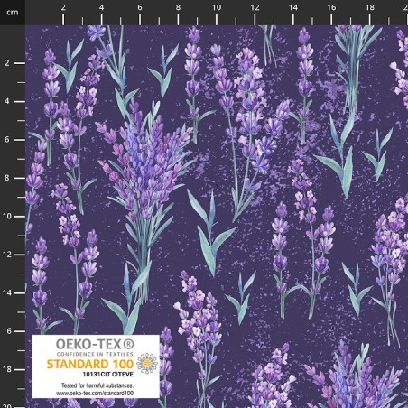 P137-4504-229 PATCH.AMERICANO LILAC LAVENDER (07) 110 CM. ALGODON 100% PURPURA Venta en piezas de 6.00 M