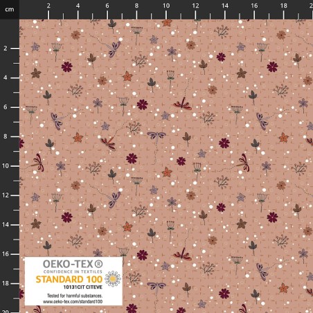P137-4504-252 PATCH.AMERICANO WOODLAND TALE (16) 110 CM. ALGODON 100% ARENA Venta en piezas de 6.00 M