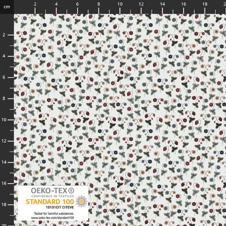 P137-4504-294 PATCH.AMERICANO STRAWBERRY MISCHIEF (13) 110 CM. ALGODON 100% CIELO Venta en piezas de 6.00 M