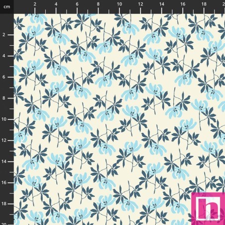 P137-4504-308 PATCH.AMERICANO BLUE BEGINNING (01) 110 CM. ALGODON 100% AZUL Venta en piezas de 6.00 M