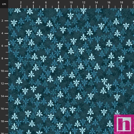 P137-4504-315 PATCH.AMERICANO BLUE BEGINNING (06) 110 CM. ALGODON 100% AZUL Venta en piezas de 6.00 M