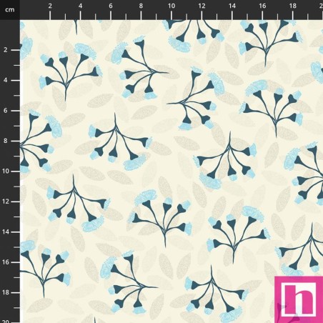 P137-4504-318 PATCH.AMERICANO BLUE BEGINNING (04) 110 CM. ALGODON 100% AZUL Venta en piezas de 6.00 M