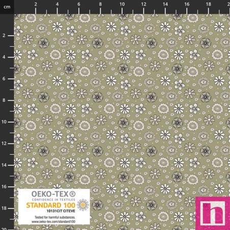 P137-4514-579 PATCH.AMERICANO WILD MEADOW (20) 110 CM. ALGODON 100% TOPO Venta en piezas de 6.00 M
