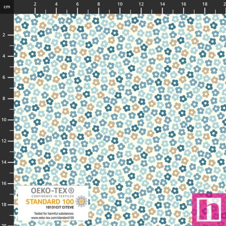P137-4514-633 PATCH.AMERICANO LINA BASIC (19) 110 CM. ALGODON 100% AZUL Venta en piezas de 6.00 M