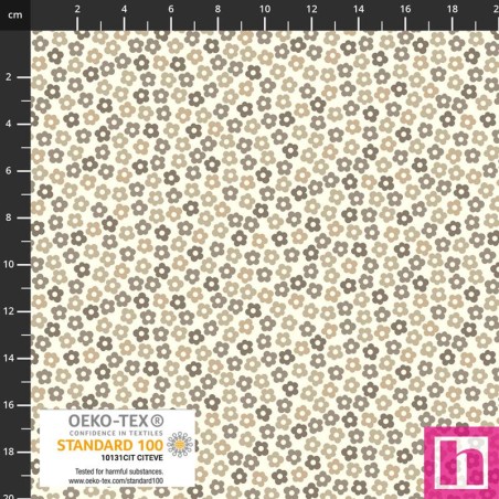 P137-4514-646 PATCH.AMERICANO LINA BASIC (32) 110 CM. ALGODON 100% TOPO Venta en piezas de 6.00 M