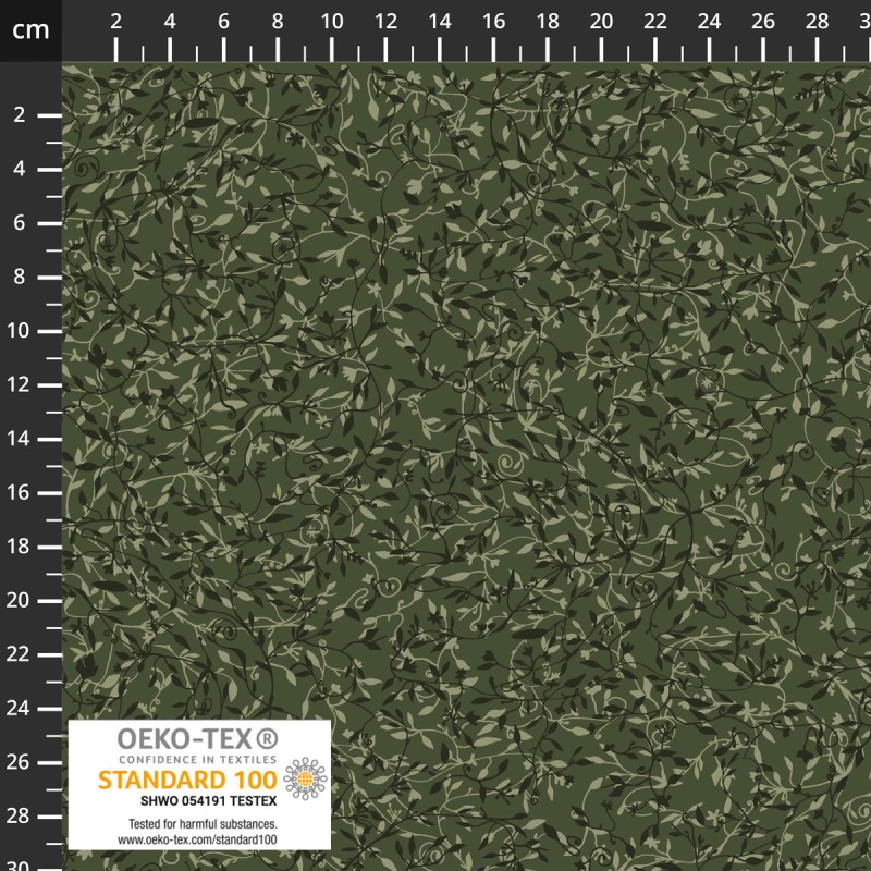 P137-4550-546 PATCH.AMERICANO TAYLOR-ROSE (13) 110 CM. ALGODON 100% VERDE Venta en piezas de 6.00 M