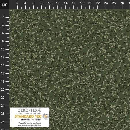P137-4550-546 PATCH.AMERICANO TAYLOR-ROSE (13) 110 CM. ALGODON 100% VERDE Venta en piezas de 6.00 M